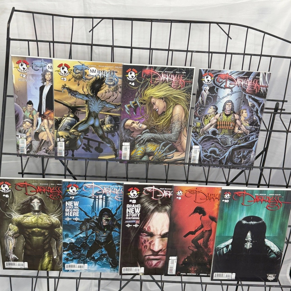 The Darkness Comic Book Lot Issues 2-10 Top Cow Universe